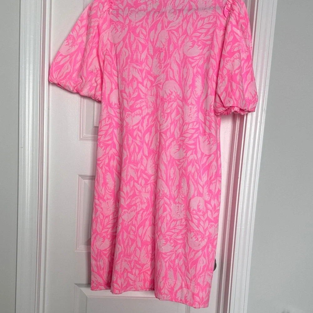 Lilly Pulitzer Pink and White Floral Dress - Picture 5 of 6